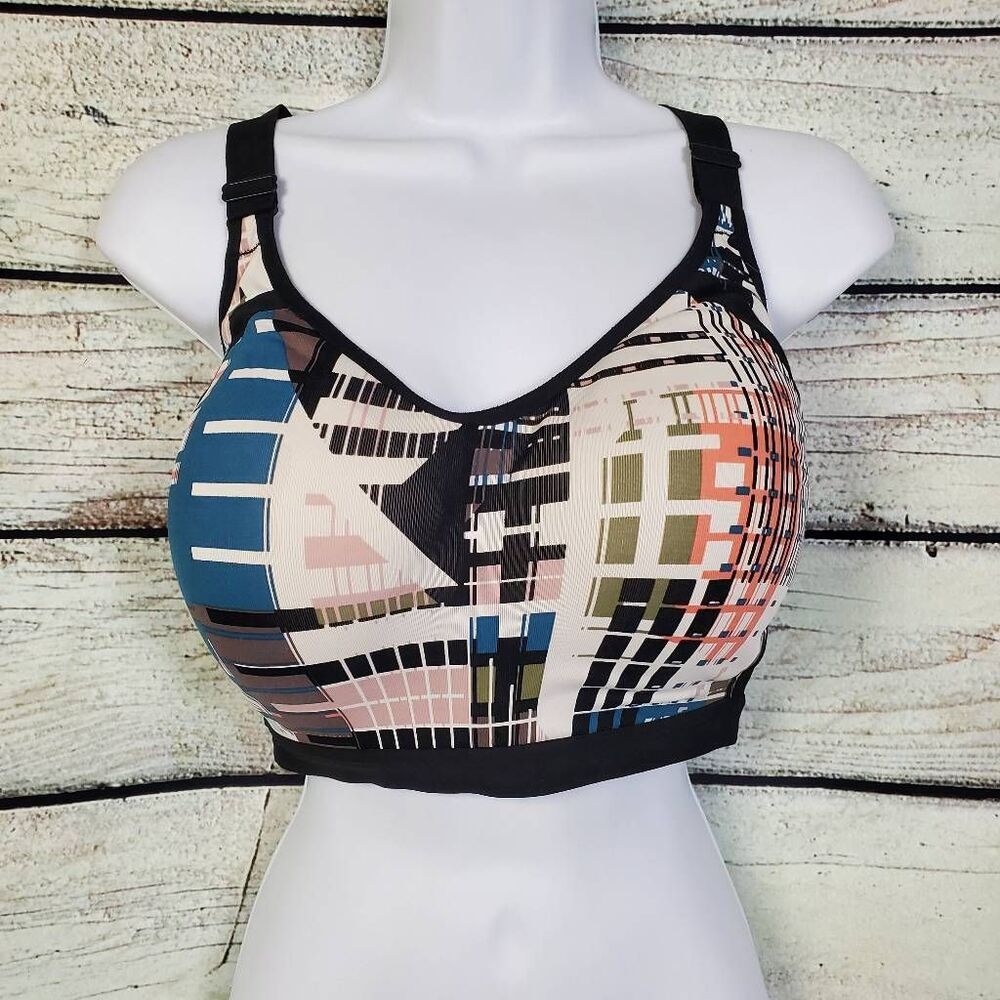 Victoria's Secret Multicolor Geometric Sports Bra